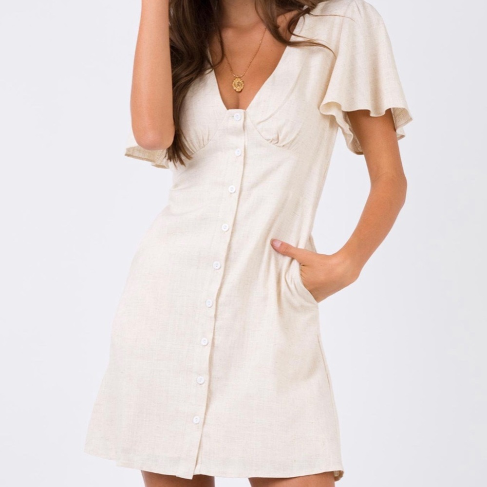 Princess Polly Quick Sand Mini Dress